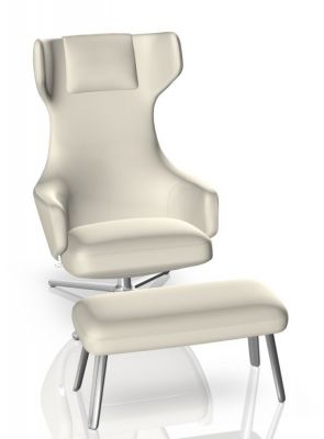 Grand Repos Easy Chair + Panchina W 75 cm Vitra
